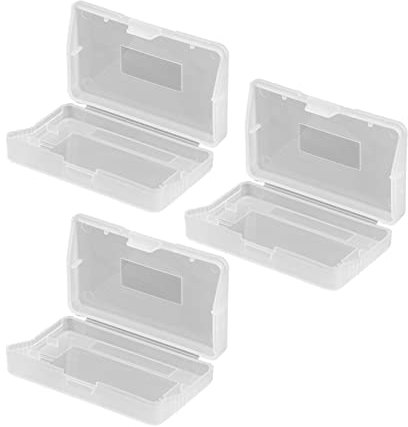Zunate Cartridge Game Case Box, 10 Pcs Transparent Portable Game Card Box Small Compact Lightweight Game Card Box Case Cover,for GBA Boys Game Lover