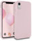 MyGadget Hülle kompatibel mit iPhone XR - robuste Handyhülle TPU Case Slim Silikonhülle - Back Cover Kratzfest Schutzhülle matt Baby Rosa