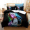 CHAOSE-DEB Bettbezug Einzelbett Bettbezug Set Und Harley Quinn Bettwäsche Anti-Falten Cove (Stil 04,135 x 200 cm)