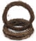 Hileyu 3 Stück Retro Weihnachtskranz Natürliche Grapevine Kränze Kranz Weinreben Kränze Türkranz Ornament Weihnachtsrattankranz DIY Kranz deko Weihnachten Türkranz Deko Tor Wand Party 30cm