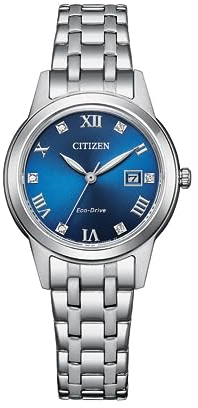 Citizen Damen Eco-Drive Solar Armband-Uhr aus Edelstahl mit Edelstahl Band - L Elegance - FE1240-81L