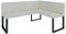Eckbank Akiko Metal - Eckbankgruppe für Ihrem Esszimmer, Küche modern, Sitzecke, Essecke. Perfekt für Küche, Büro und Rezeption. Solide und Starke Verarbeitung. (INARI 22, 168x128cm rechts)