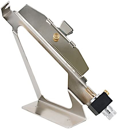 Jorzer Fletching Jig Bogenschießen Arrow Einstellbare Fletching Jig DIY -Werkzeug Aluminium Fletch gerade Klemme Federstock -Werkzeugzubehör für Bogenschießen DIY