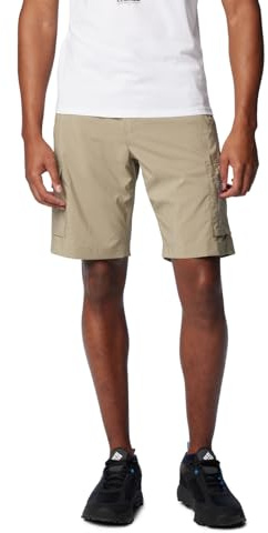 Columbia Men's Silver Ridge Utility Cargo Short, Cargo Hiking Shorts, Tusk, W36/L8