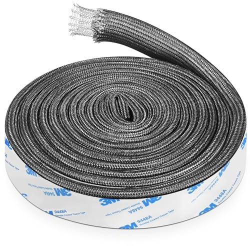 Wire Mesh Gasket Kit Fit for Kamado Joe Big Joe High Temp Fiberglass Gasket Replacement BBQ Smoker Seal Accessories Self Stick Felt 180 in Long