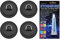 BRUNELLI D-Ring PAD Set SUP Board Kajaksitz Befestigung 4X Patch inkl 15g Kleber
