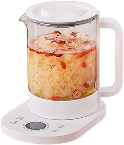 JQUAL Kettles, Electric Kettle, 1.5L Glass Electric Tea Kettle with Strainer,Cordless Kettle with Temperature Control,Auto Shut-Off and Boil-Dry Protection, 800W Anniversary