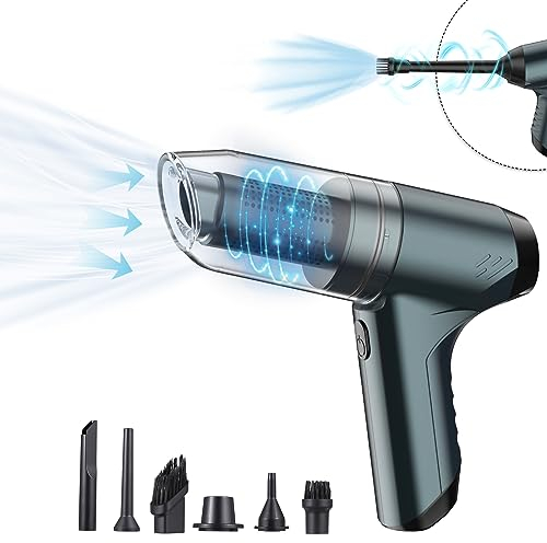 Kavolet Handheld Vacuum Cordless 19000Pa Powerful Suction and Blowing 3 in 1 Dust Buster Air Blower and Hand Pump Vacuum Cleaner 120W High Power Wet and Dry Brushless Portable Cleaner Rechargeable