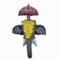 3D Elephant Kerala India Fridge Magnet Travel Souvenir Refrigerator Decoration Magnetic Sticker Hand Painted Craft