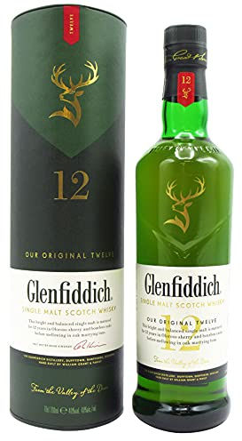 Glenfiddich - Single Malt Scotch - 12 year old Whisky 70cl 40% ABV