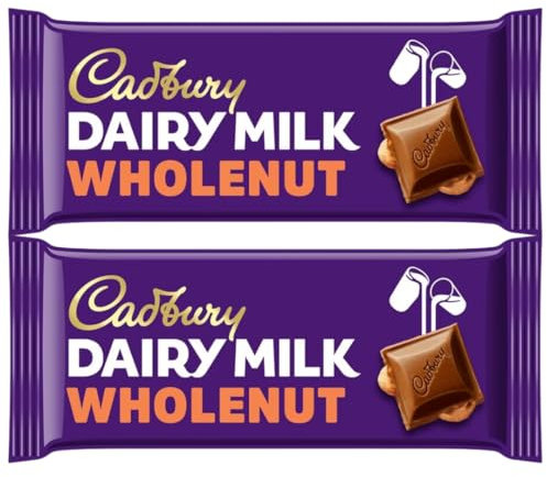 Chocolate Bundle With Dairy Milk Whole Nut Chocolate Bar 120g (2 Pack)