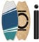Leogreen Balance Board aus Holz, 7 Modi Wackelbrett Indoorboard Skateboard Surf Balance Board, mit verstellbaren Stoppern