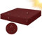 SYLC 100% Wasserdicht Draußen Bezüge Für Gartenpolster Rattan Sitzkissenbezug Mit Reißverschluss Terrasse Auflagen überwürfe Maßgeschneidert (45×45×10 cm,Wine red)