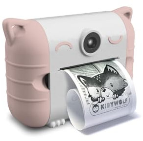 KIDYPRINT Appareil Photo instantané avec Impression Thermique Rose