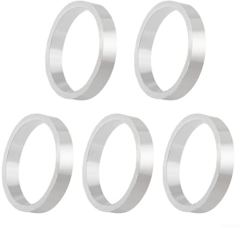 Effizientes Fahrrad Kettenblatt Bolzen Distanzscheiben Unterlegscheibe Aluminium Nagel Unterlegscheibe 1 mm/2 mm (2 mm)