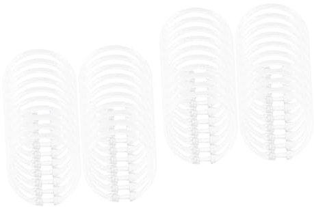 Cabilock 40 Pz Gancio Per Da Doccia Anello Per Tende Anelli Trasparenti Per Tende Da Doccia Anelli Per Tende Circolari Anelli Per Tende Rotondi Ganci Doccia Per Doccia Acrilico