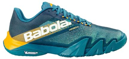 Babolat Herren Jet Premura 2 Padl Tennisschuhe Padelschuh blau-apricot EU 42,5 NEU