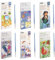 6 StüCk Aquarell Malbuch Kinder, 72 Seiten Mini Malbuchs,Aquarell Malbuch mit Wassertankpinsel,Mini Malbuchs,Wasserfarben Malbuchss,MalbüCher Mess Free Painting For Kids Block mit Wasserfarbe