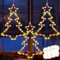 yowin Weihnachtsdeko Fenster 3 Stück 45 LED Weihnachtsbeleuchtung Batterie mit Timer, Fensterdeko Weihnachten Beleuchtet Wasserdicht Fensterlicht Weihnachtsbaum für Aussen Innen Deko - Mehrfarbig
