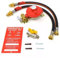 Catering Parts UK Manual Changeover Regulator Kit Wall Mounted 37mbar For 2 Propane LP LPG Gas Bottles Two Cylinders Static Caravan