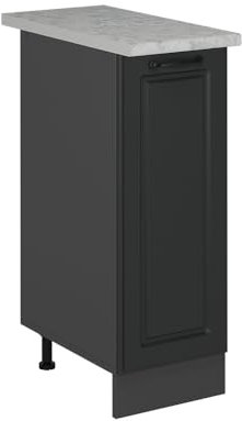 Vicco Armario de Farmacia R-Line, Antracita casa de Campo, 30 cm ET Mármol