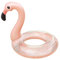 Falafoty Inflatable Pool Float Flamingo Swimming Ring with Sequin, Rose Gold Flamingo Swimming Pool Float Toy Inflatable Swimming Ring for Kids Adults Summer Beach Pool Outdoor Party Water Sport Toy