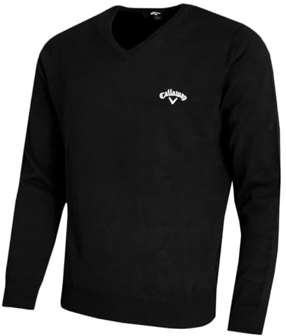 Callaway Golf Mens Ace Long Sleeve Sweater - True Black - XL