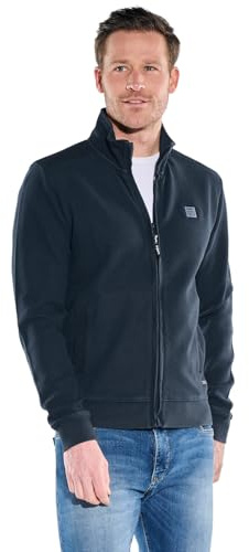 engbers Herren Sweatjacke Stehbund, Saphirblau