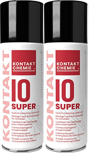 2 x Servisol Super 10 Switch Cleaner Lubricant Contact Cleaner Mixing Desk
