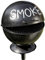 WHW Whole House Worlds Smoke Ashtray Garden Stake, Lidded Dome with Pedestal Base, BBQ Grill Party Style, Black Lacquered Iron,5 Diameter x 44 1/2 H inches
