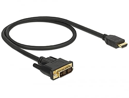 Delock HDMI zu DVI 18+1 Kabel bidirektional Videokabel-Adapter 0,5 m