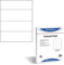 PrintWorks Professionelles 4-teiliges perforiertes Papier, 21,6 x 27,9 cm, perfekt für W-2, 1099 und Statement-Einsatz, hergestellt in den USA, 500 Blatt, 9 kg, A4-Papier, druckerkompatibel, Weiß
