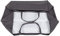 Gutekissen® Klappmatratze Faltmatratze Gästematratze 3MAT Saw (Tasche fϋr 195x65x5, Saw Dunkelgrau)