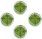 UMEI 32mm Circular Bubble Spirit Level by GFNT for Tripod, Phonograph, Turntable Etc (4-Pack Green)