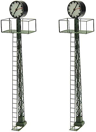 Evemodel 2Stk. Modell bahnleuchten Gittermastleuchte,spur H0 1:87 licht Layout,110MM