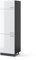 Vicco Kühlumbauschrank R-Line, Hochschrank für die Küche, Weiß Hochglanz/Anthrazit, 60 cm