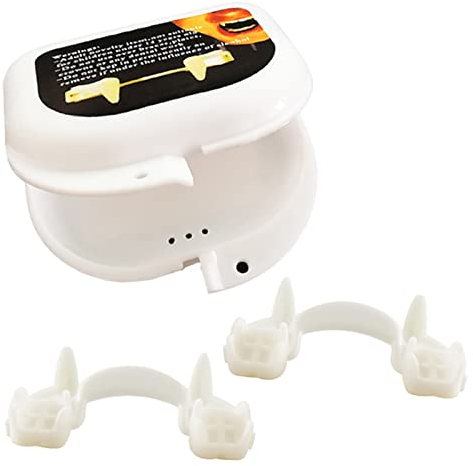 KEEBAX Carnaval Crocs De Vampire Dents, Crocs Dents de Vampire Faux Dentiers Cosplay de Fête d'Carnaval Décoration de Prothèse Dentaire, Ajustable Fausse Dent pour Faveurs de Fête de Costume