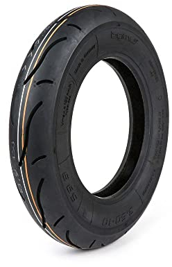 BGM Reifen 3.50-10 Zoll TL 59S 180 km/h (reinforced) nur für Felgen mit Schlauch kompatibel für Vespa, Lambretta, Roller, Scooter, Universal