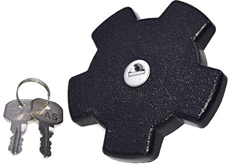 GLOFLY Schlüssel for Kraftstofftank-Reservoirdeckel, passend for VW Golf 1 1974–1984, Jetta 1 1978–1984 und Scirocco 1 MK1 1974–1980, OE 171201551D, 171201551L Tankdeckel