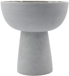 House Doctor - Marb Kerzenständer, H 21 cm, grau