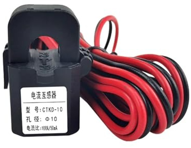 1PCS Snap-in Typ Kleiner Strom Transformator Dreiphasen-Sensor CT MA 0.5 Klasse 10/20/50/75mA (Color : 100A 50mA)