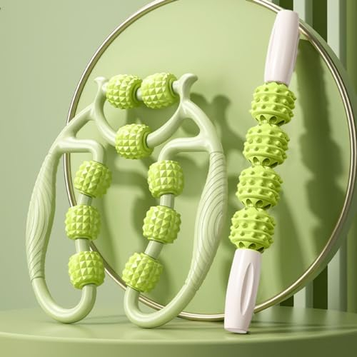 YBRAVO Foam Roller Leg Massager Roller Leg Slimmer Haushalt Leg Relaxer 3D Muscle Roller Leg Leg Neck Massage Roller