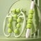 YBRAVO Foam Roller Leg Massager Roller Leg Slimmer Haushalt Leg Relaxer 3D Muscle Roller Leg Leg Neck Massage Roller