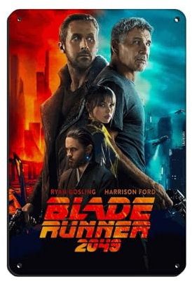 OakiTa Blade Runner Retro-Film-Poster (25), Blechschild, Vintage-Stil, Metall, Pub, Club, Café, Bar, Zuhause, Wandkunst, Dekoration, Poster, Retro, 20 x 30 cm