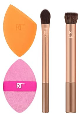 Real Techniques Matte & Merry Ultimate Blending Kit, 4-teiliges Geschenkset in limitierter Auflage