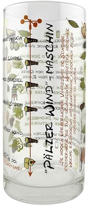 Pälzer Windmaschin Schoppenglas 0,5 L - Weinstange für neuen Wein und Pfälzer Schorle, Federweißer Schobbe