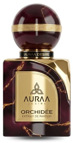 Orchidee Extrait de Parfum 100 ml von Auraa Desire – Luxuriöser Unisex-Duft mit Safran, Zimt, Zeder, Vanille und Tabak – langanhaltender, anspruchsvoller Duft für Eleganz