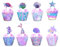 48pcs Mermaid Cupcake Toppers and Mermaid Theme Cupcake Wrappers Set Mermaid Cupcake Decorations Cupcake Picks Sea Theme Birthday Decorations for Kids Boys Girls Baby Shower Party Supplies