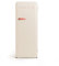CREATE / RETRO FRIDGE 150 TERRACOTA/Kühlschrank mit Gefrierfach 281L in Cremeweiß, Griff Terrakotta / 102W, niedriger Energieverbrauch, 150cm, 3 Ablagen, Temperaturregelung,60x60x150cm
