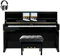Fame DP-9000 BT E-Piano Set, 88 Tasten, Hammermechanik, Bluetooth, Kopfhörer, Notensammlung, Klavierbank, Audio DT-750, Klassiker der Klaviermusik, Schwarz, MIDI, 256 Stimmen